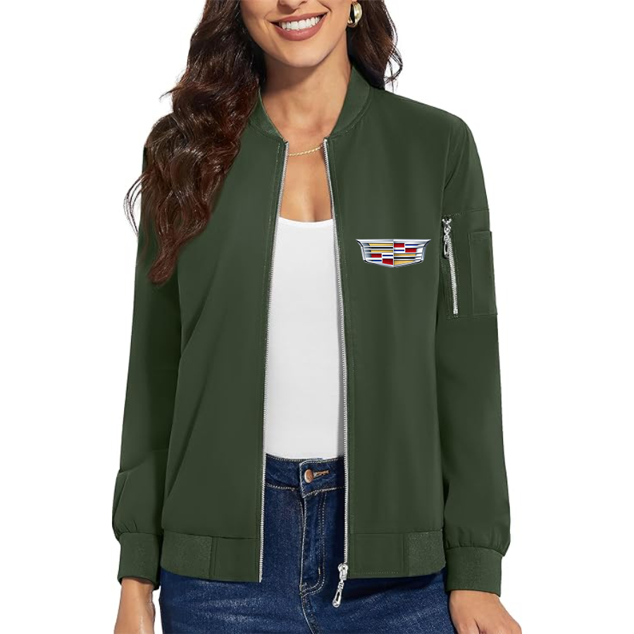 Women's Cadillac Car - Premium Bomber Jacket  Outerwear