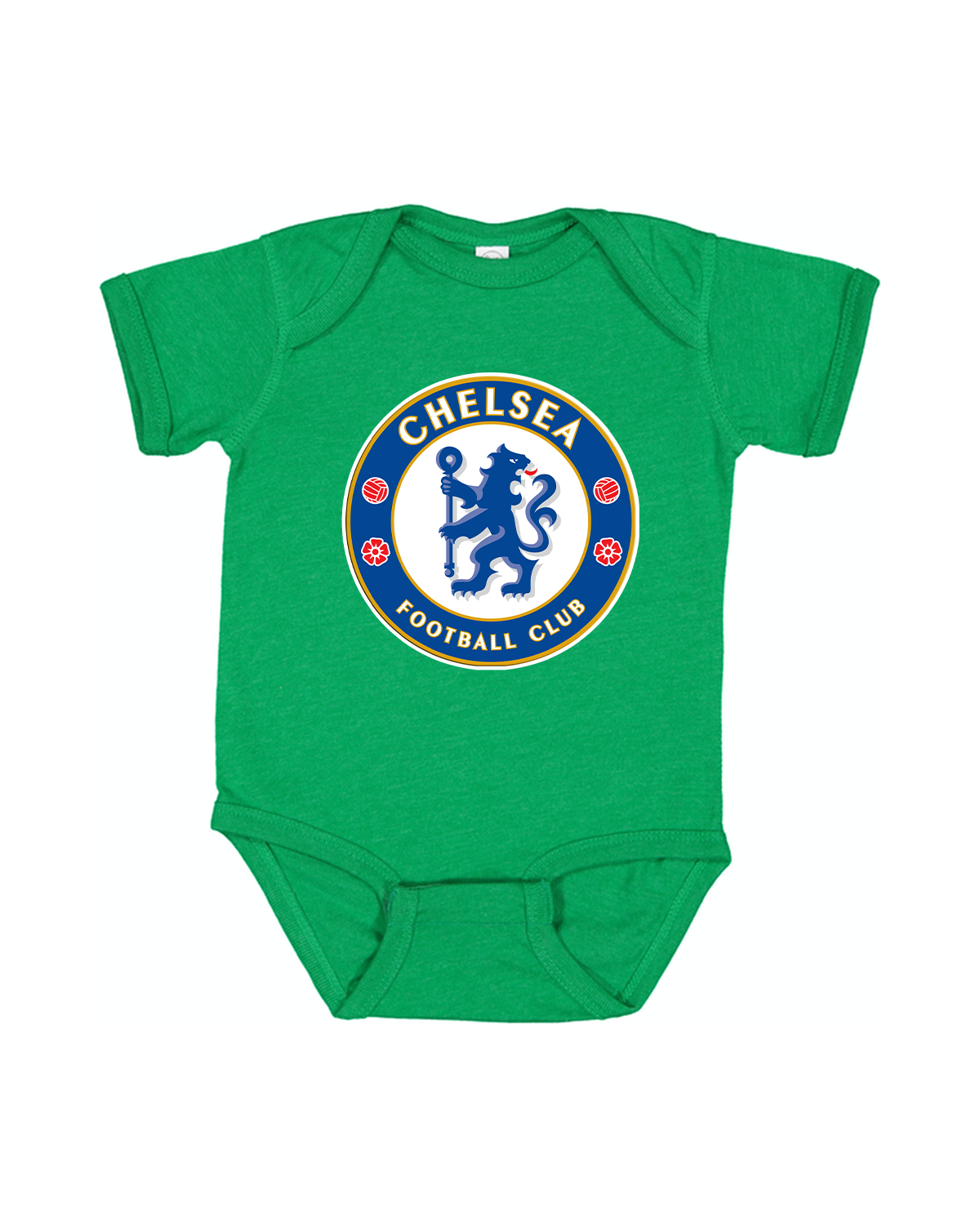 Baby Chelsea Soccer Romper Onesie