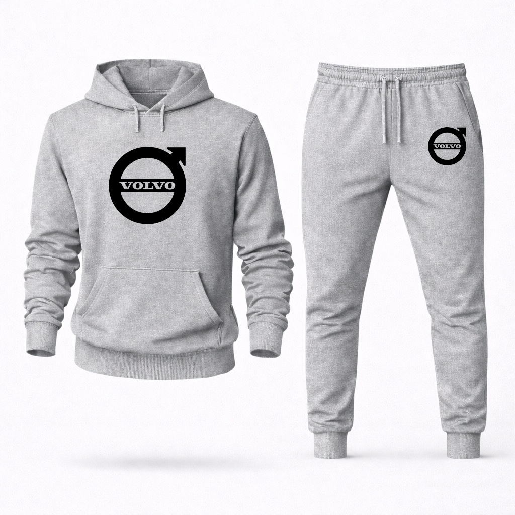 Men's Volvo Car Hoodie Joggers Set