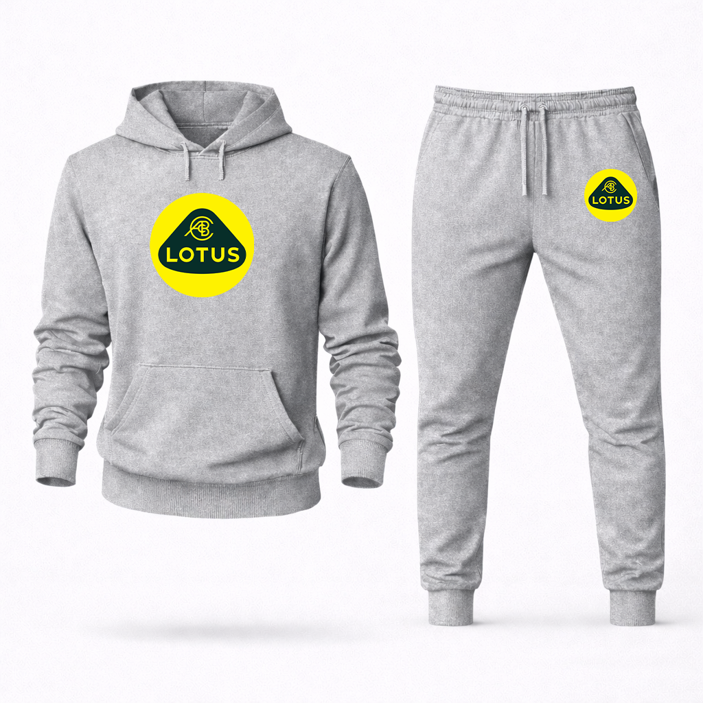 Men's Lotus Car Hoodie Joggers Set