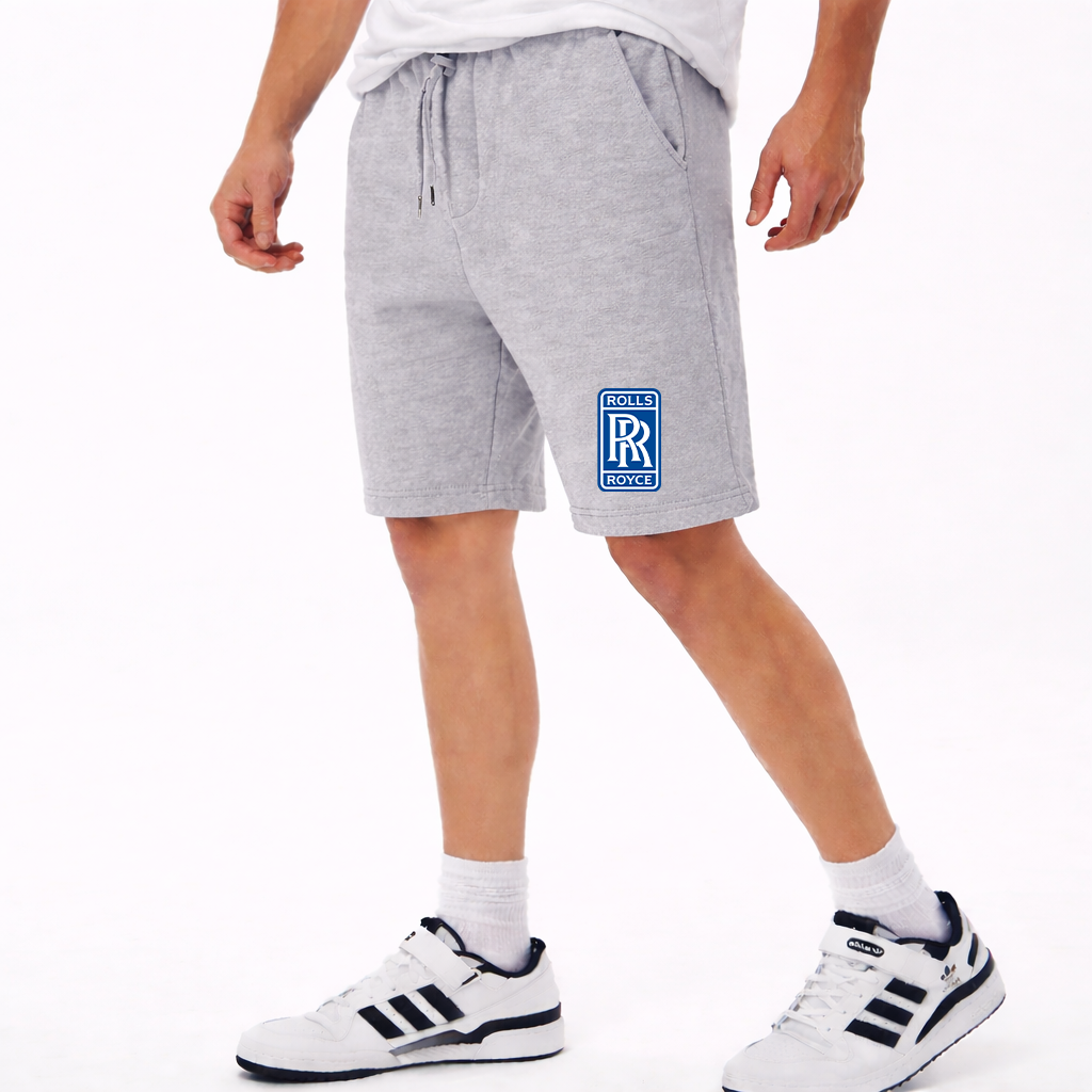Men's Rolls Royce Car Athletic Fleece Shorts