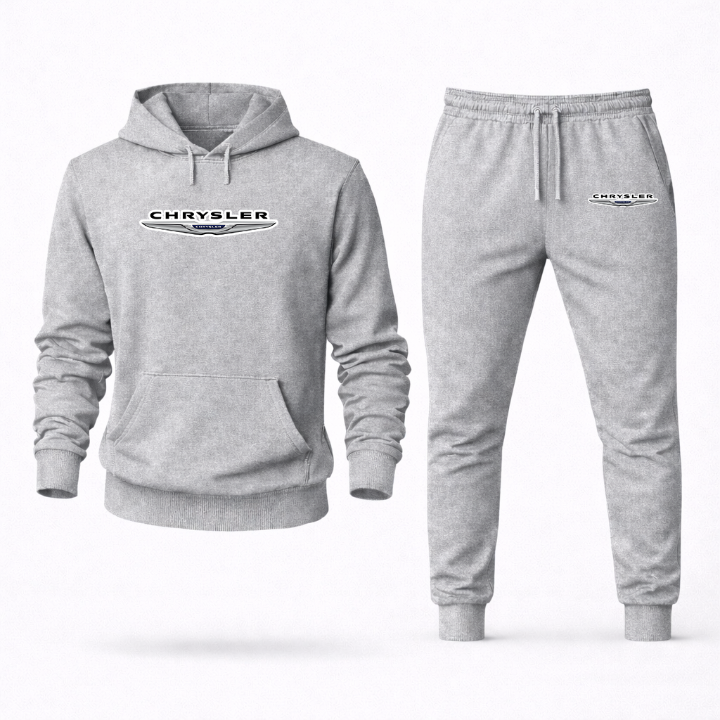 Men's Chrysler Car Hoodie Joggers Set