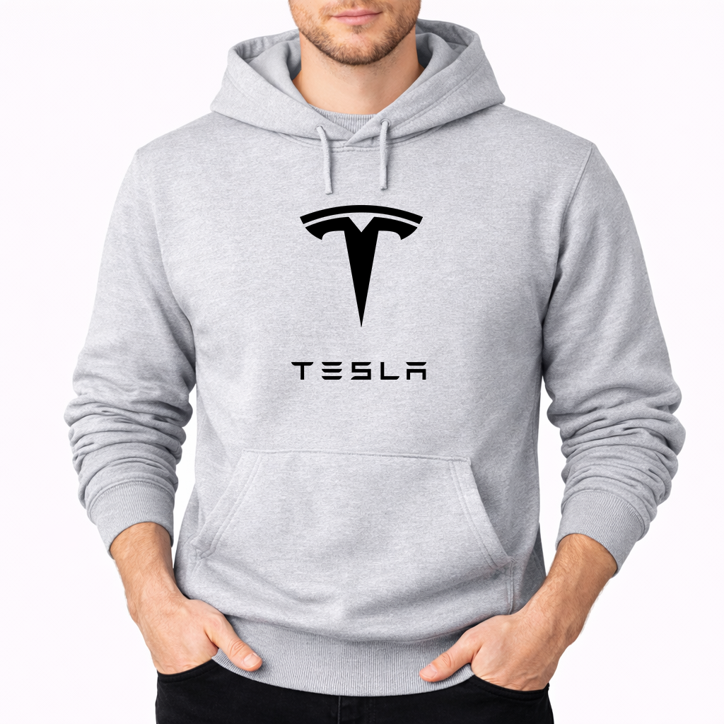 Men’s Tesla Motorsports Car Pullover Hoodie