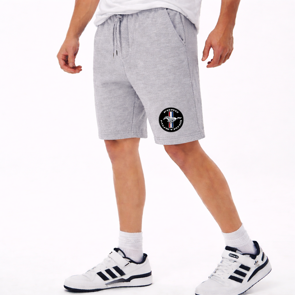 Men's Ford Mustang Motorsport Supercars Athletic Fleece Shorts