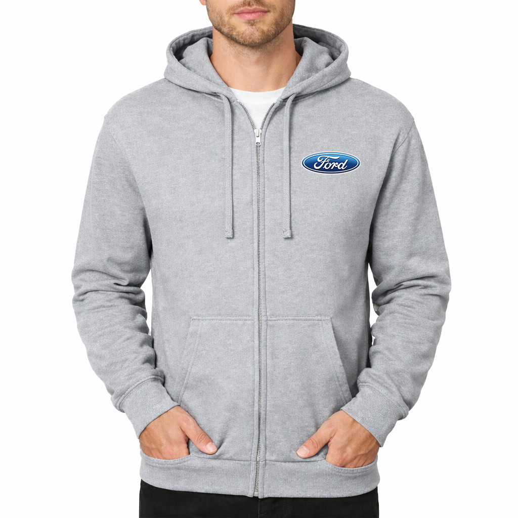 Men's Ford Car Zipper Hoodie