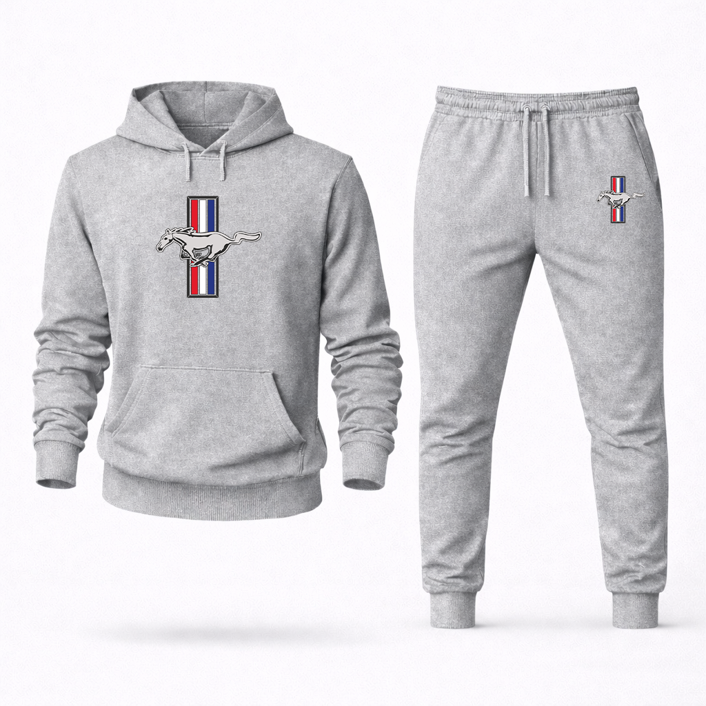 Men's Ford Mustang New Car Hoodie Joggers Set