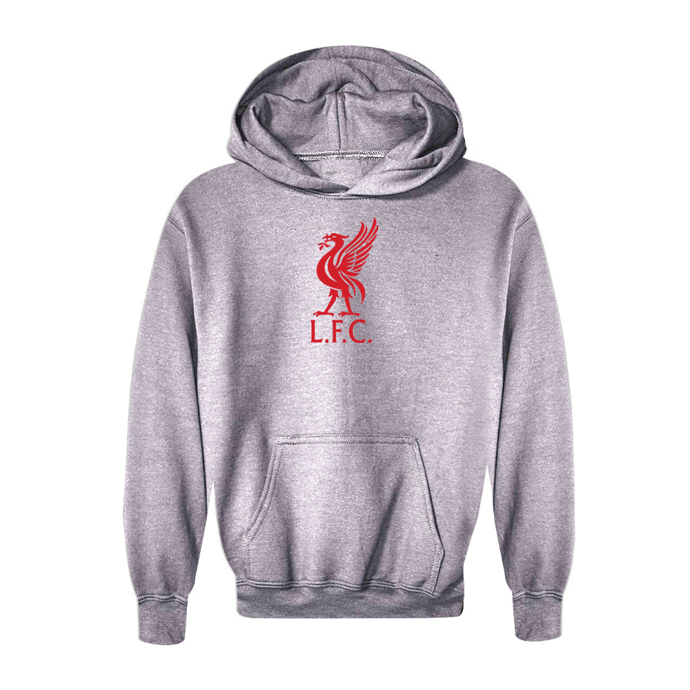 Youth Kids Liverpool L.F.C. Soccer Pullover Hoodie