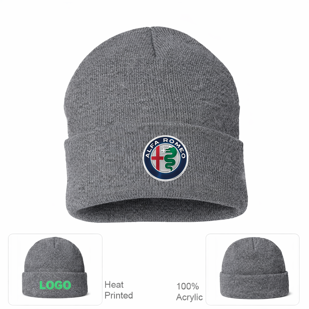Alfa Romeo Car Cuffed  Beanie Hat