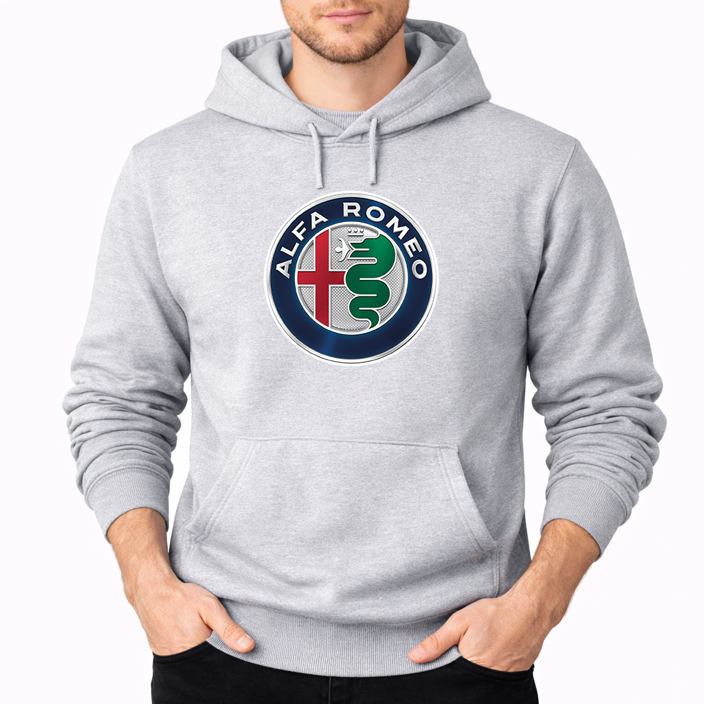 Men's Alfa Romeo Car Pullover Hoodie