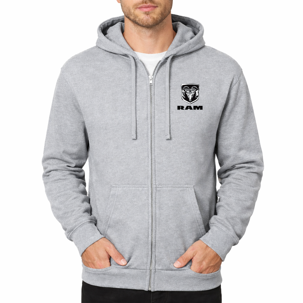 Men’s Ram Truck Logo Zipper Hoodie