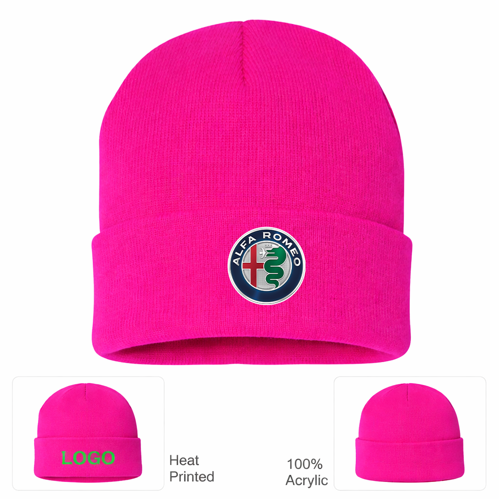 Alfa Romeo Car Cuffed  Beanie Hat