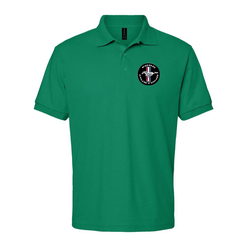 Men’s Ford Mustang Motorsport Car Dry Blend Polo