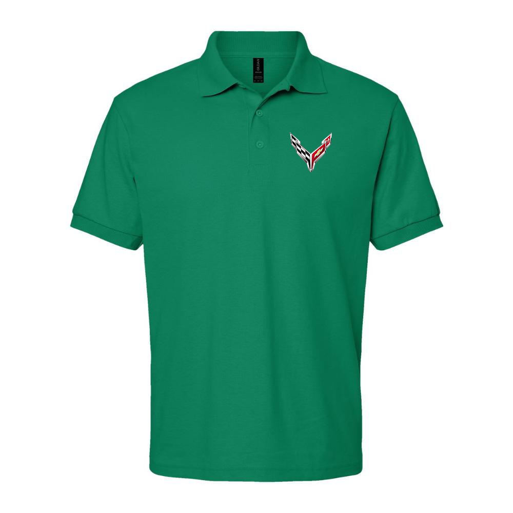 Men's Chevrolet Corvette Dry Blend Polo