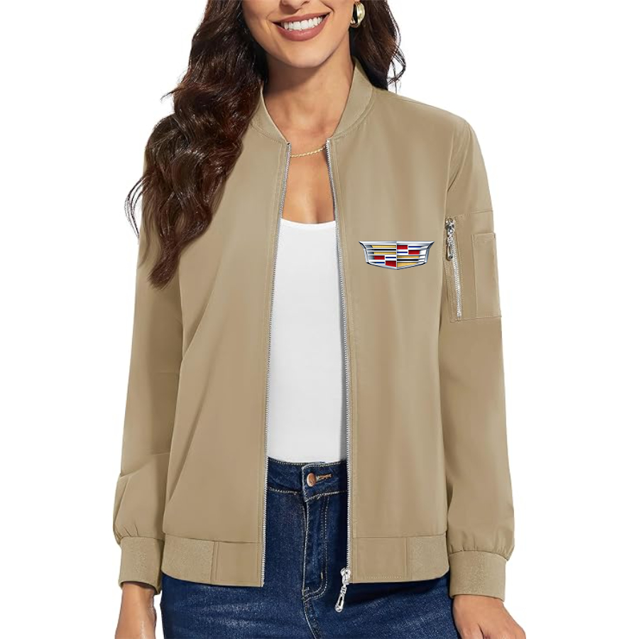 Women's Cadillac Car - Premium Bomber Jacket  Outerwear