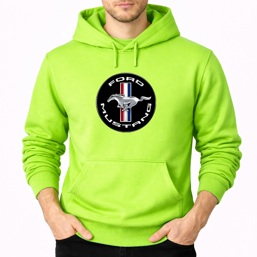 Men's Ford Mustang Motorsport Supercars Pullover Hoodie