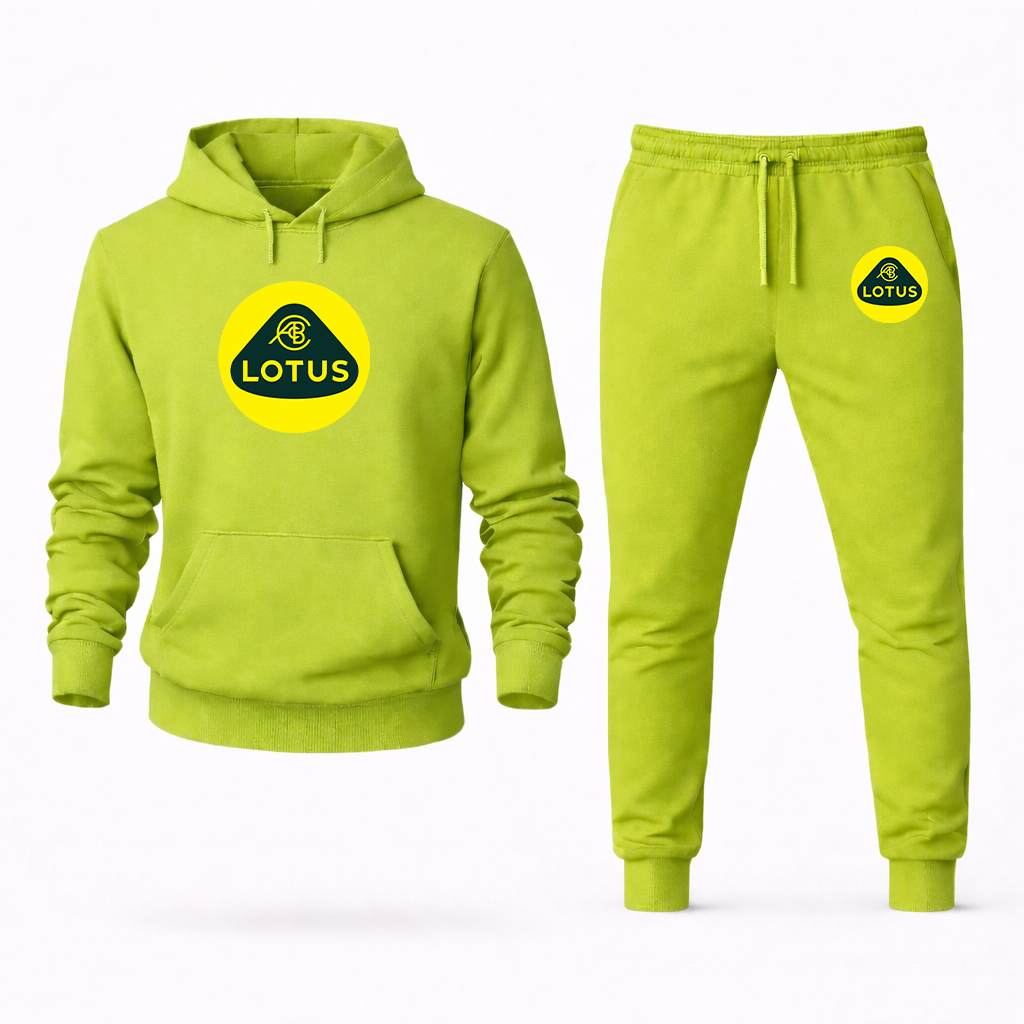 Men's Lotus Car Hoodie Joggers Set