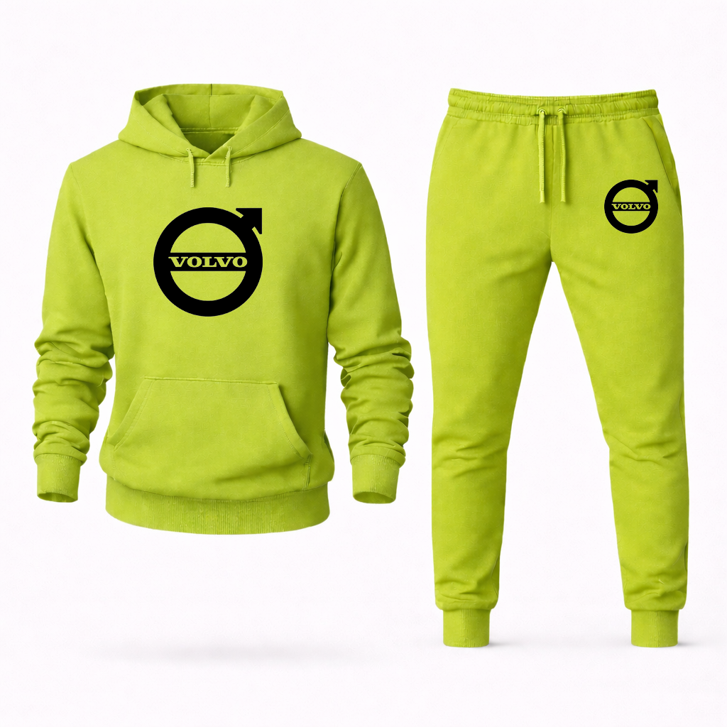 Men's Volvo Car Hoodie Joggers Set