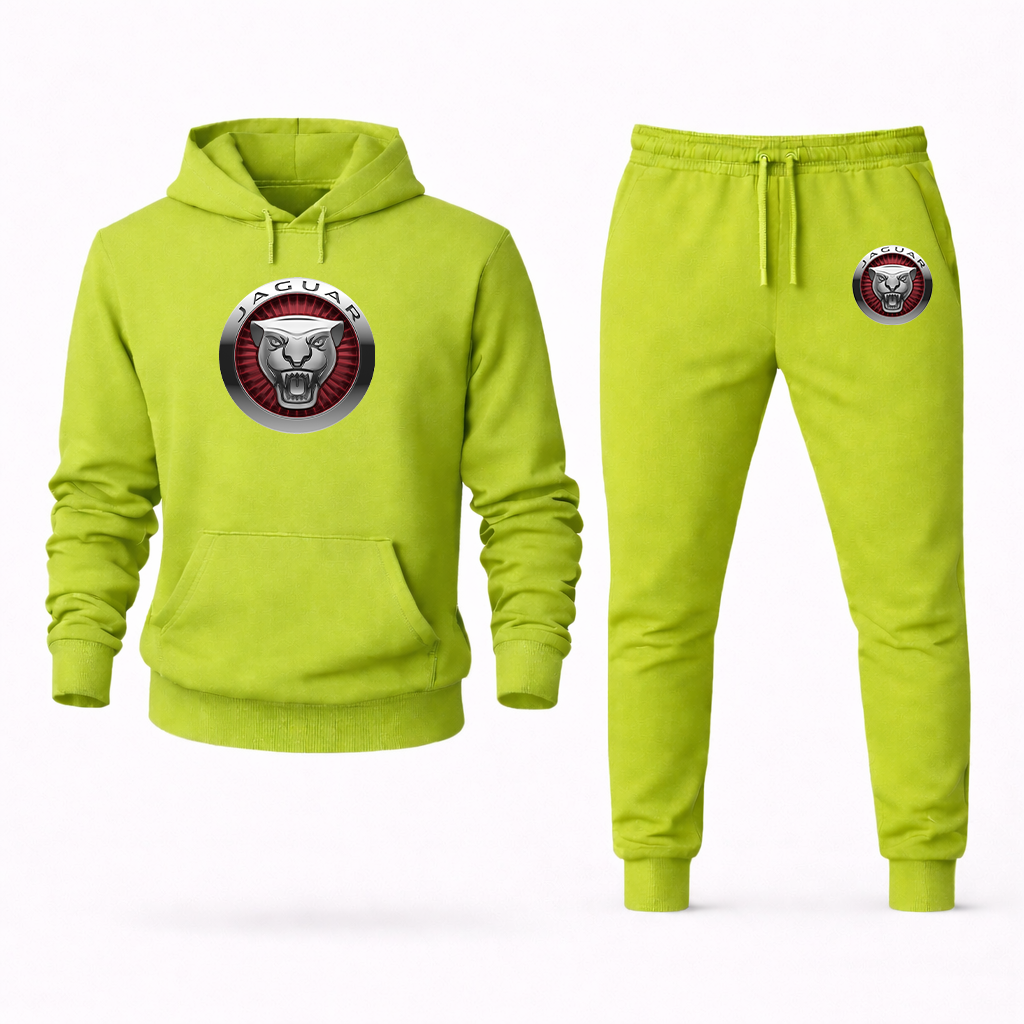 Men's Jaguar Motorsport Car Hoodie Joggers Set