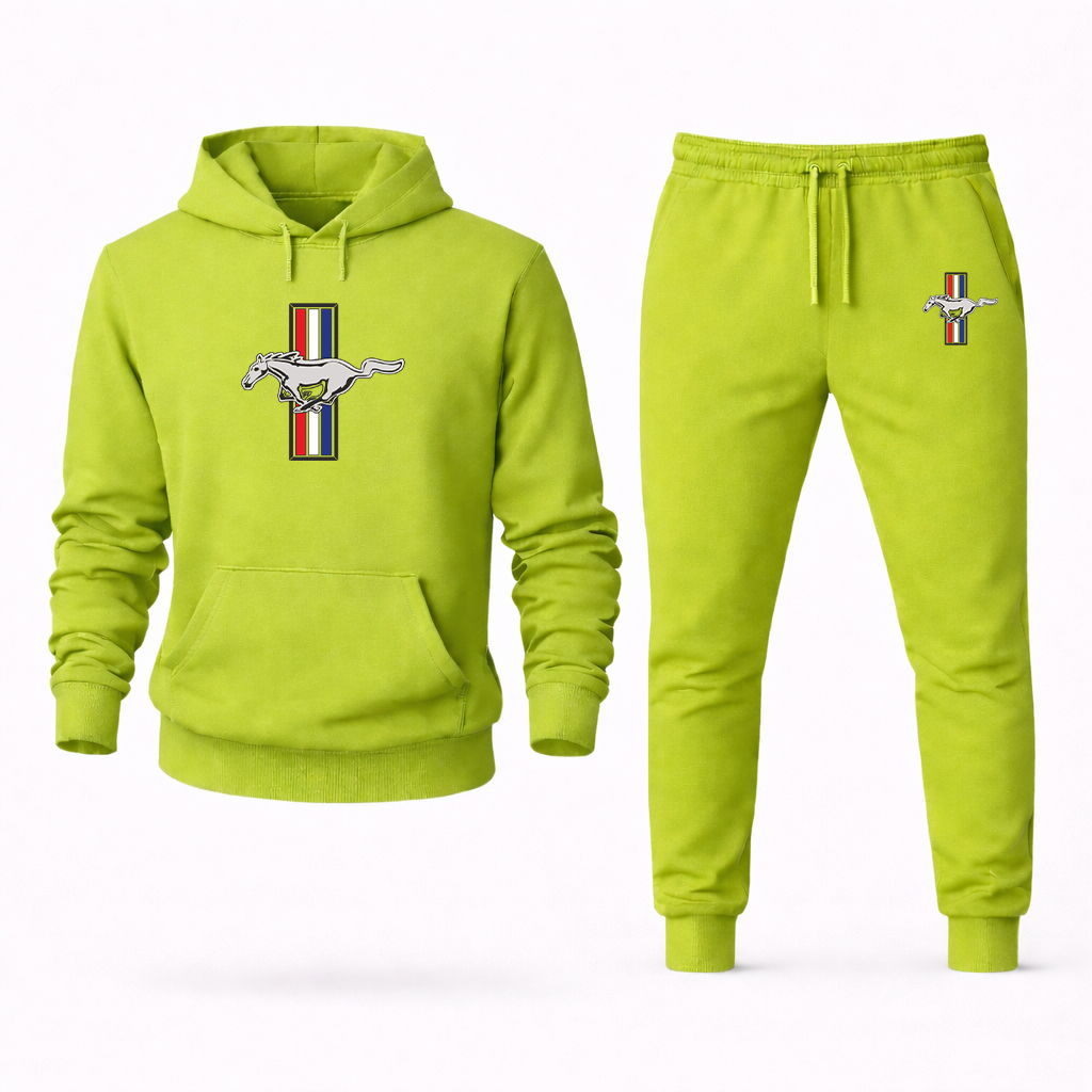 Men's Ford Mustang New Car Hoodie Joggers Set