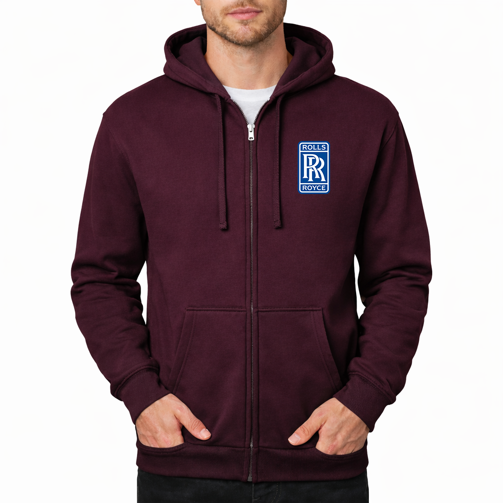 Men’s Rolls Royce Motorsport Car Zipper Hoodie