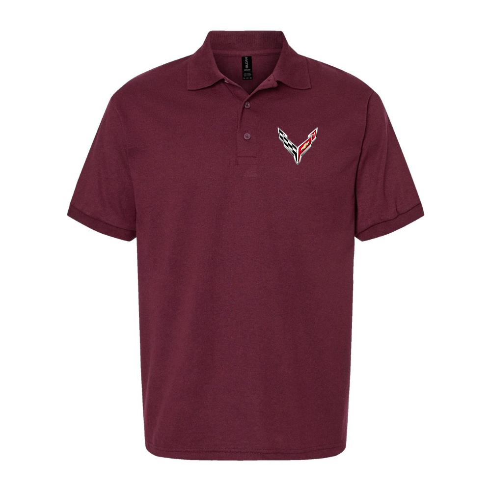 Men's Chevrolet Corvette Dry Blend Polo