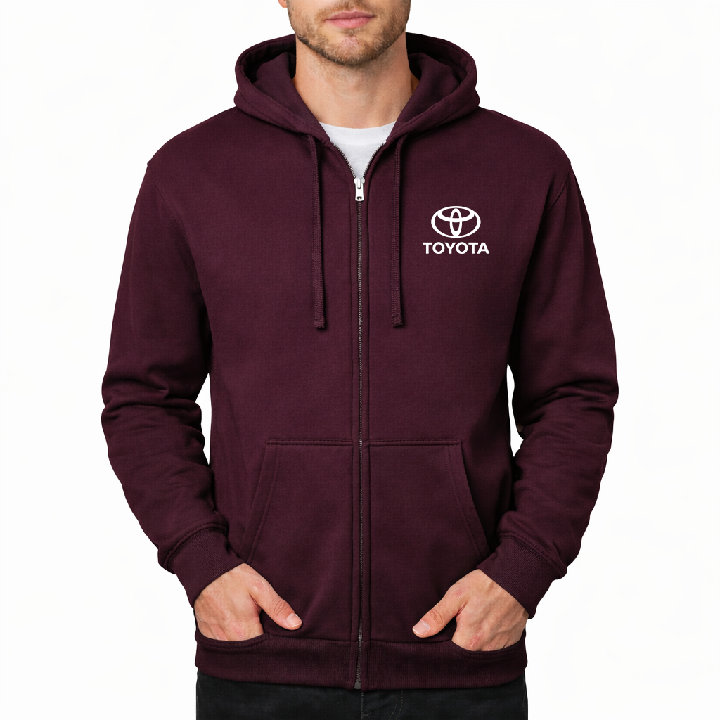Men’s Toyota Motorsport Car Zipper Hoodie
