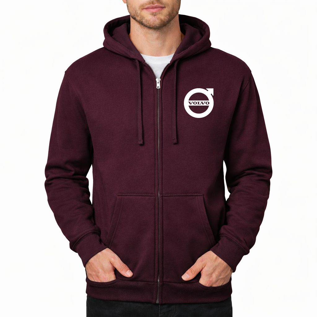 Men’s Volvo Car Zipper Hoodie