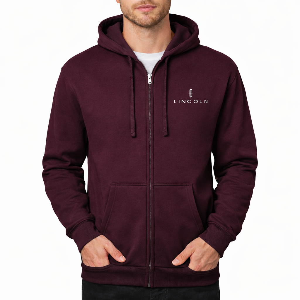 Men’s Lincoln Car Zipper Hoodie