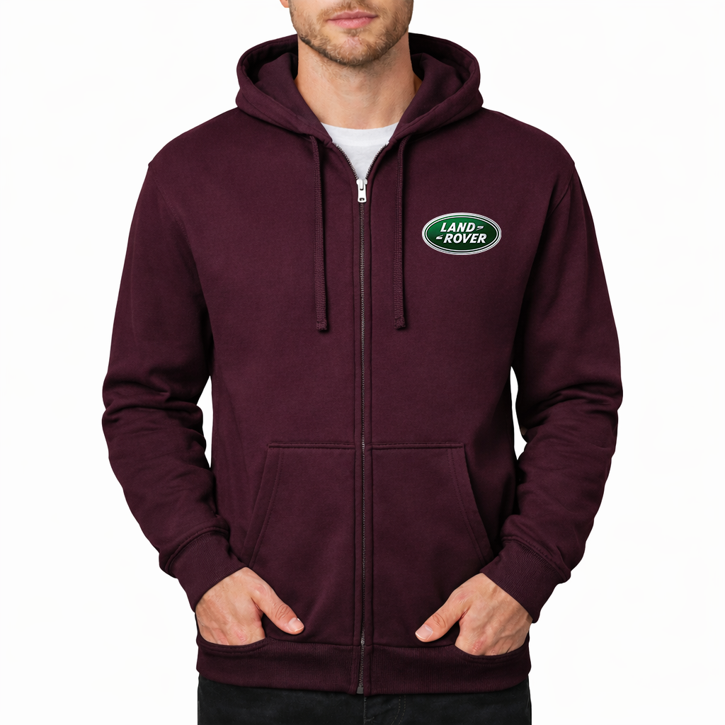 Men’s Land Rover Car Zipper Hoodie