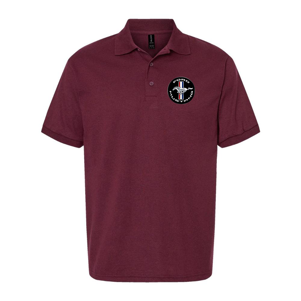 Men’s Ford Mustang Motorsport Car Dry Blend Polo