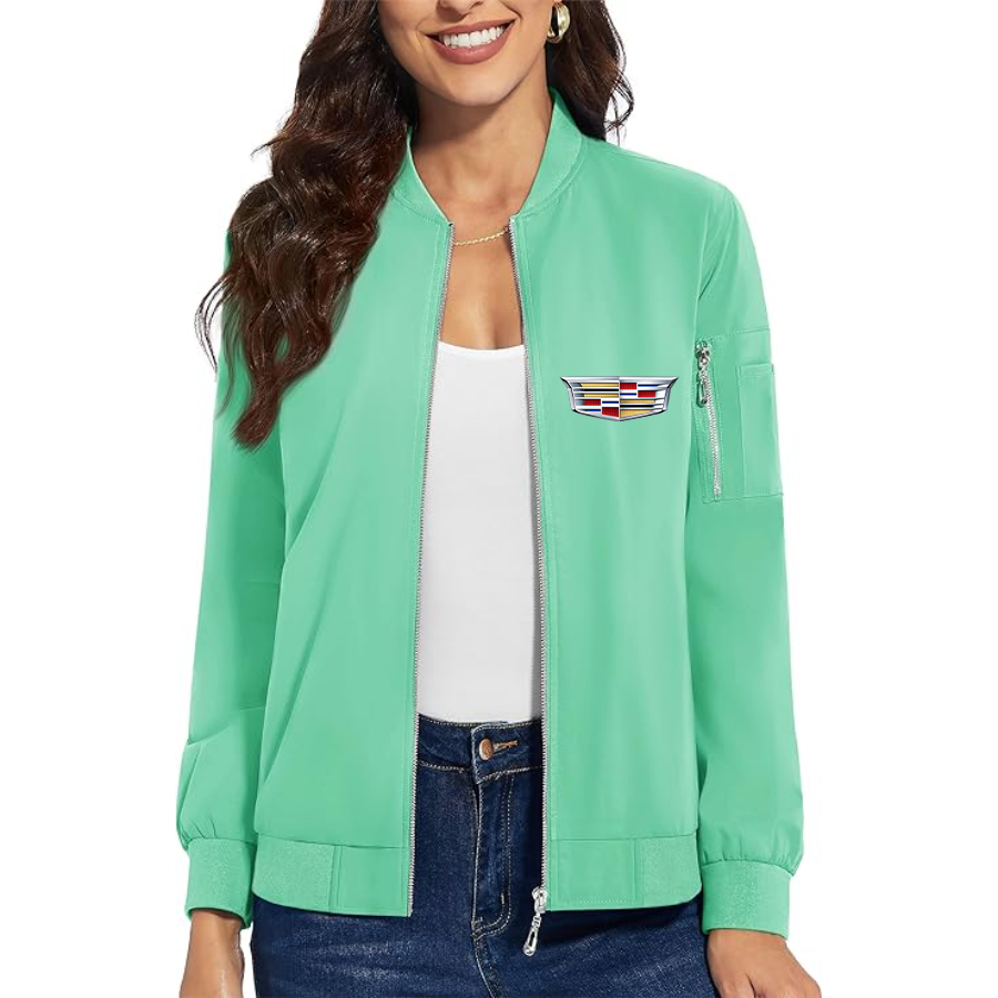 Women's Cadillac Car - Premium Bomber Jacket  Outerwear