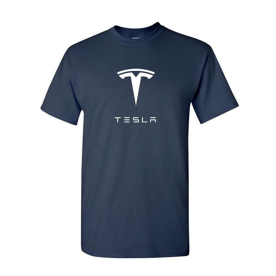 Youth Kids Tesla Motorsports Car Cotton T-Shirt