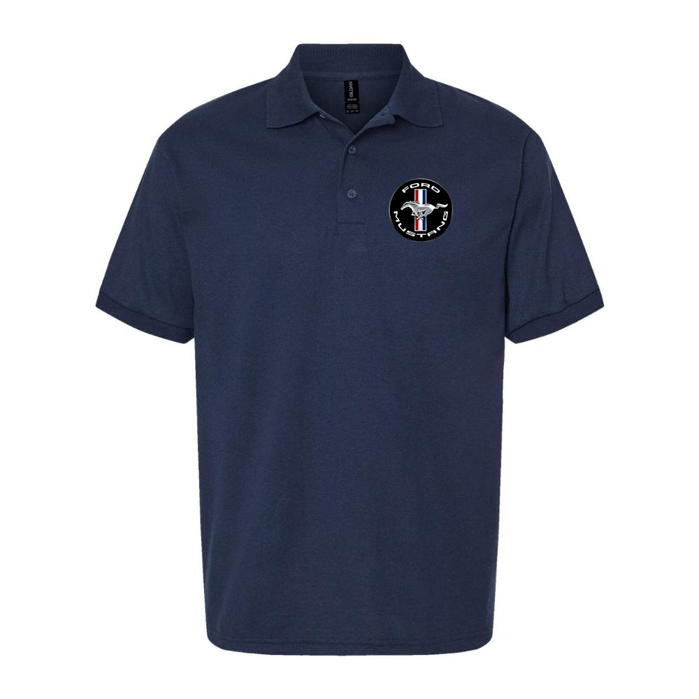 Men’s Ford Mustang Motorsport Car Dry Blend Polo