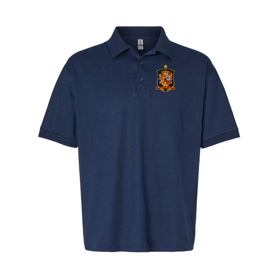 Men's Spain National Soccer Team Dry Blend Polo