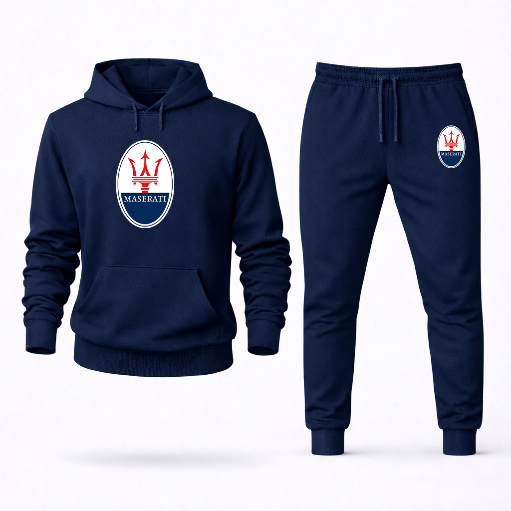 Men’s Maserati Car Hoodie Joggers Set