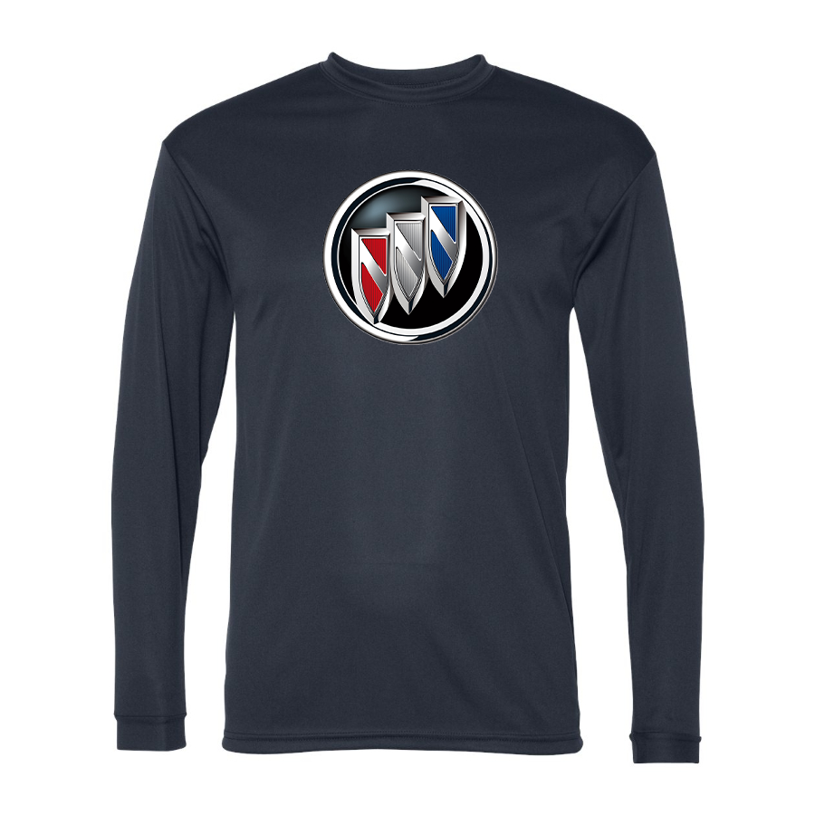 Men's Buick Car -  Polyester Long Sleeve T-Shirt