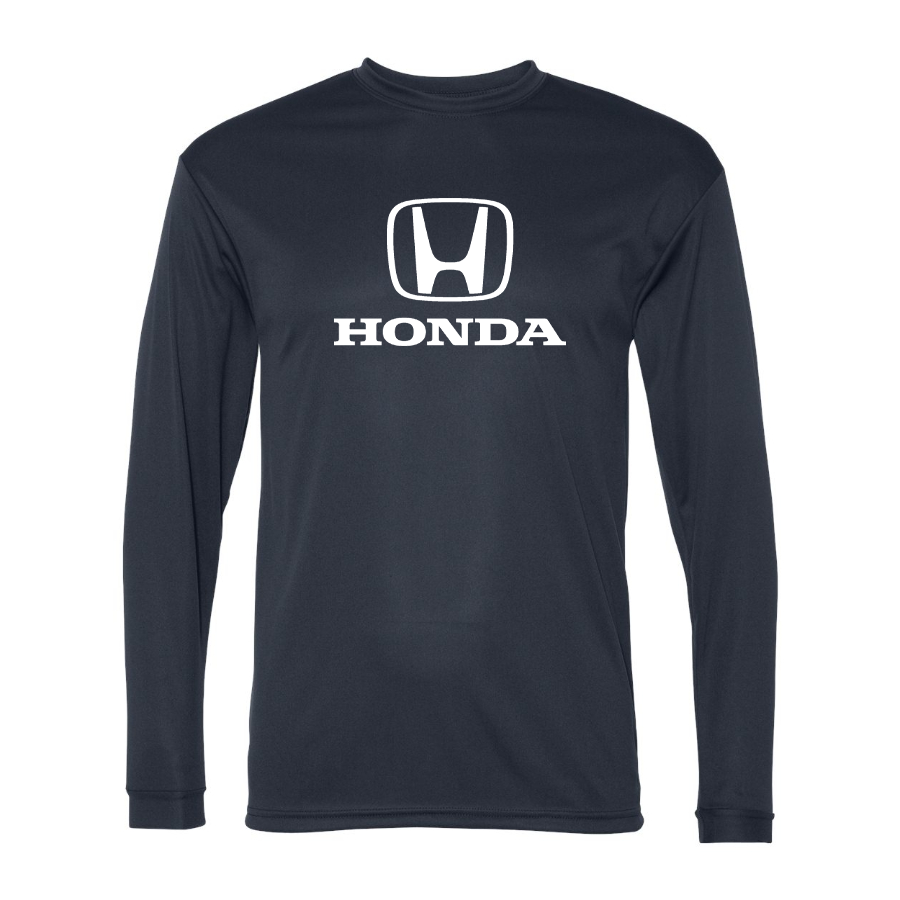 Men's Honda Motorsport -  Polyester Long Sleeve T-Shirt