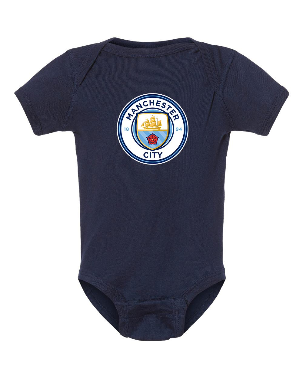 Baby Manchester City Soccer Romper Onesie
