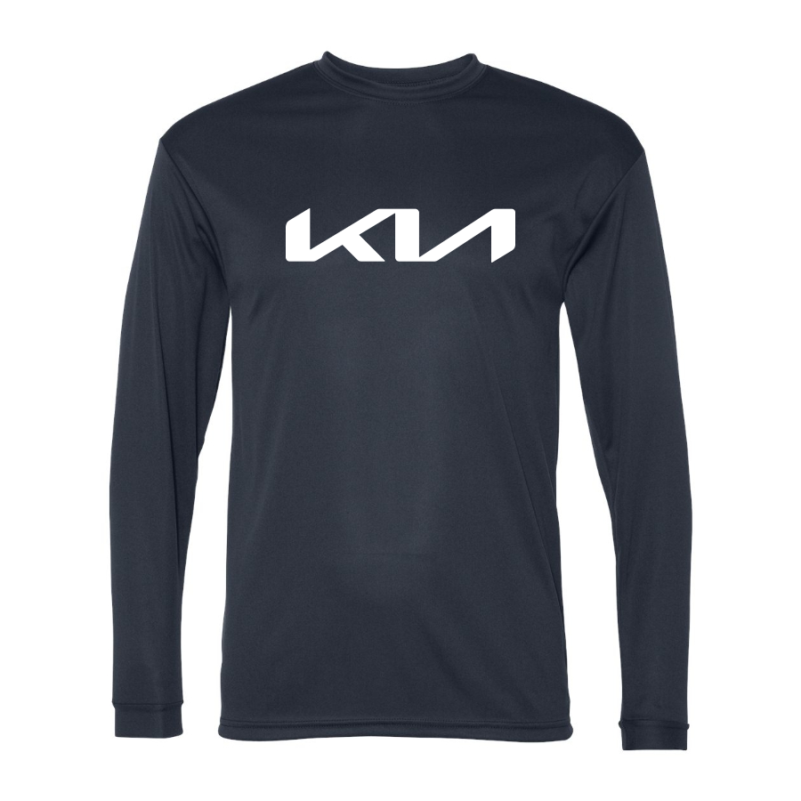 Men's Kia Car -  Polyester Long Sleeve T-Shirt