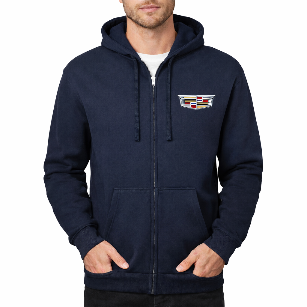Men’s Cadillac Car Zipper Hoodie