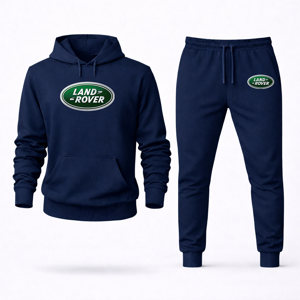 Men's Land Rover Car Hoodie Joggers Set