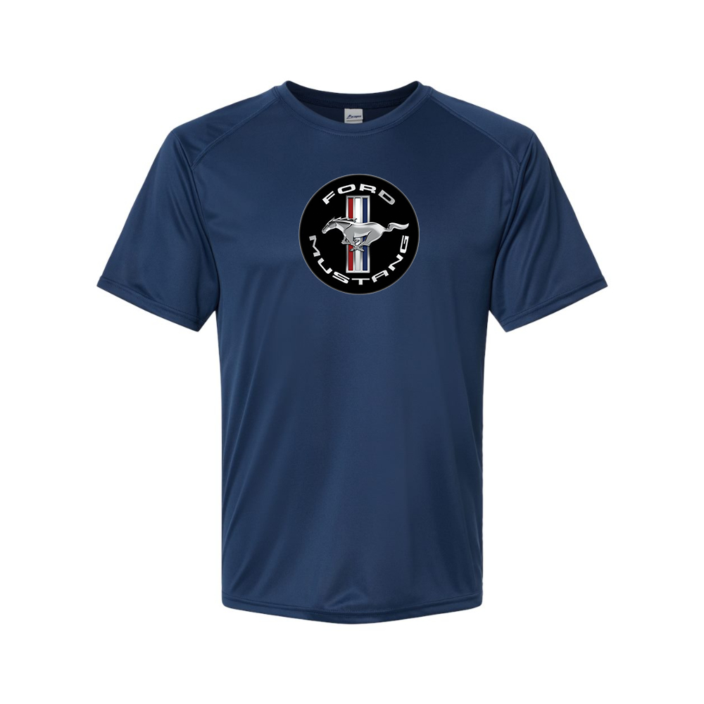 Men’s Ford Mustang Motorsport Car Polyester T-Shirt