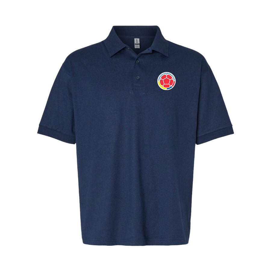 Men's Colombia National Soccer Team Dry Blend Polo