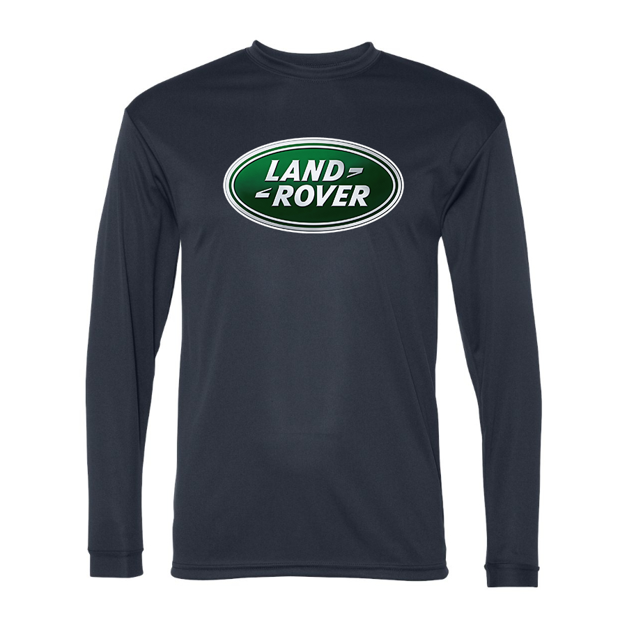 Men's Land Rover Car -  Polyester Long Sleeve T-Shirt