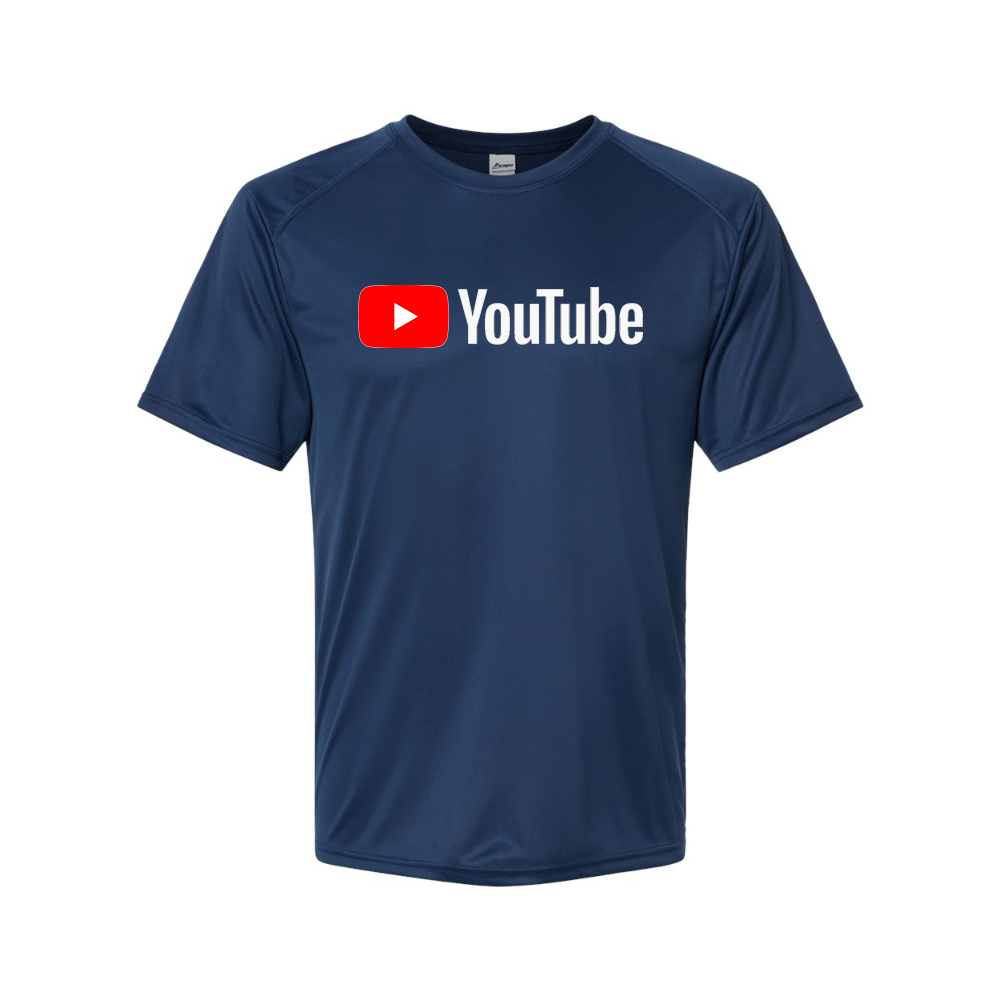 Men's YouTube Social Video Steaming Polyester T-Shirt