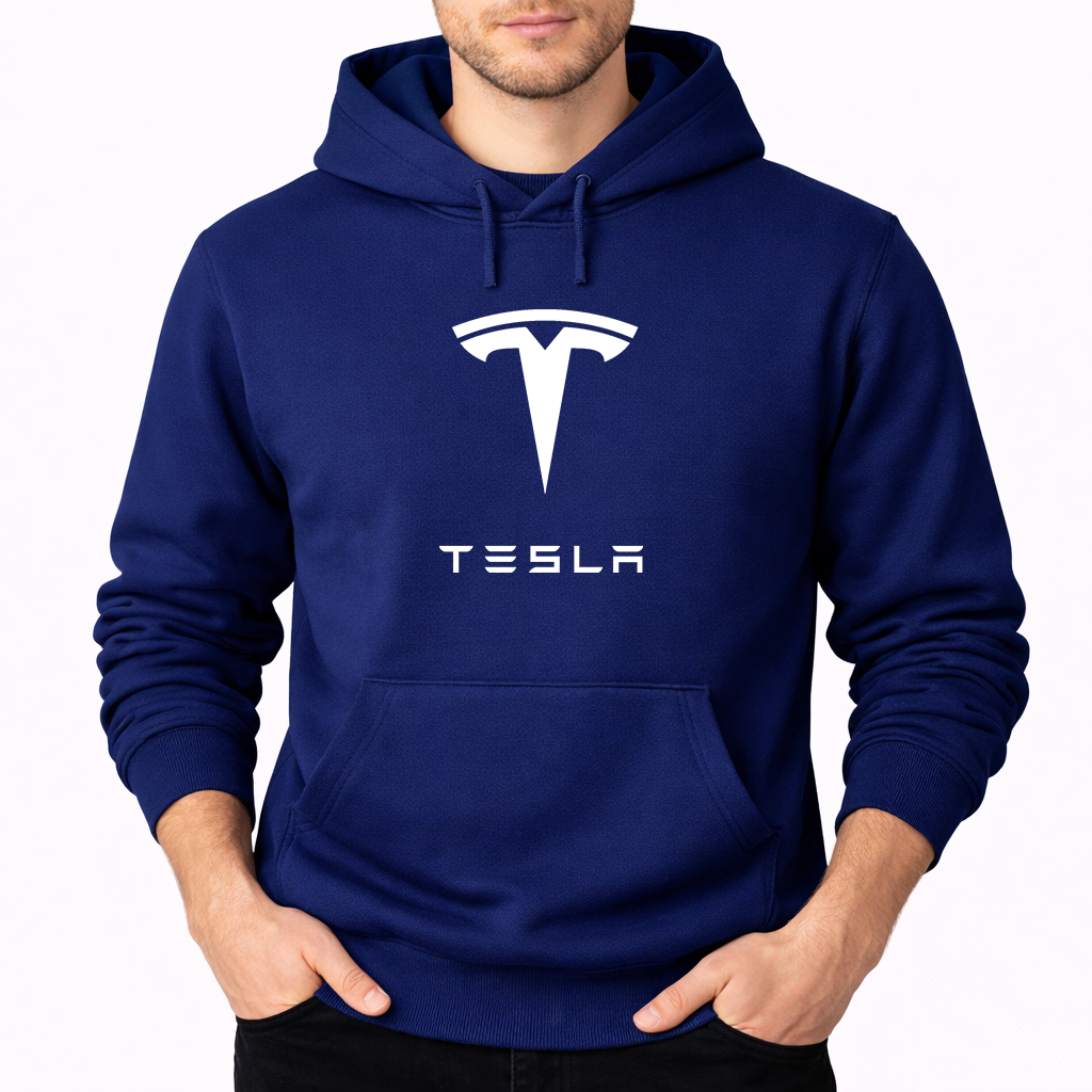 Men’s Tesla Motorsports Car Pullover Hoodie