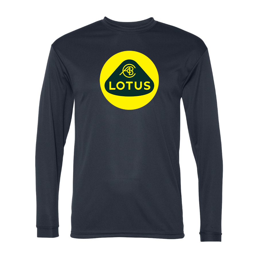 Men's Lotus Car -  Polyester Long Sleeve T-Shirt