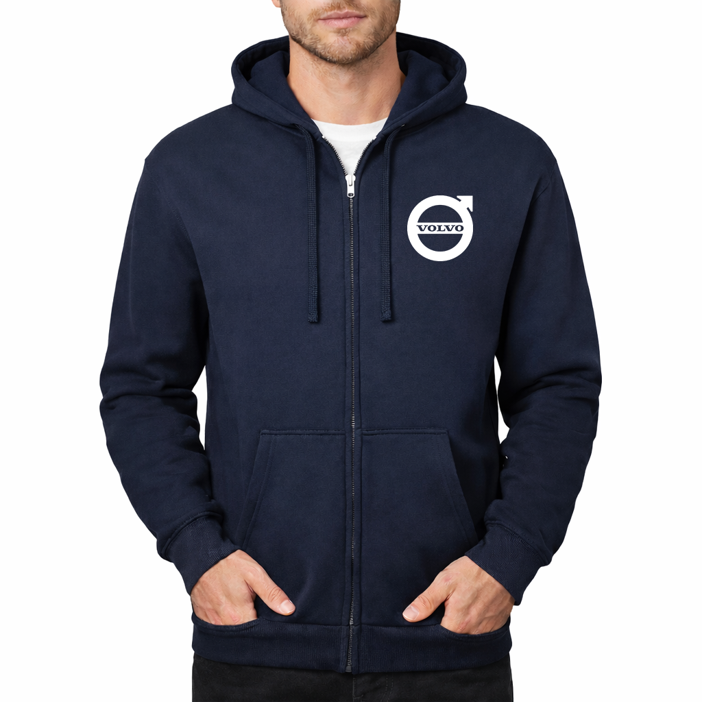 Men’s Volvo Car Zipper Hoodie