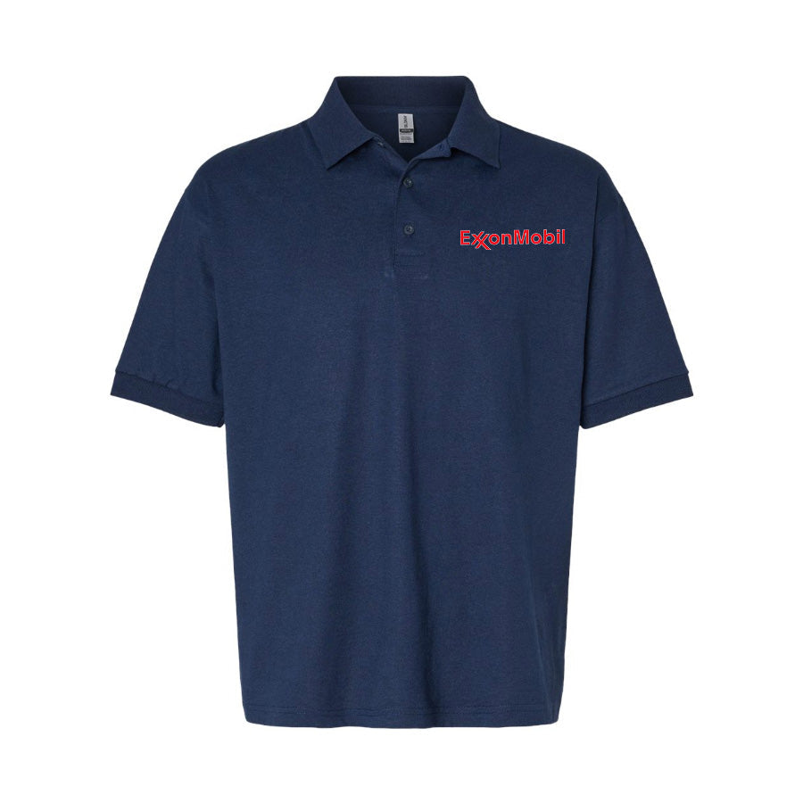 Men's Exxon Mobil Gas Station  Dry Blend Polo