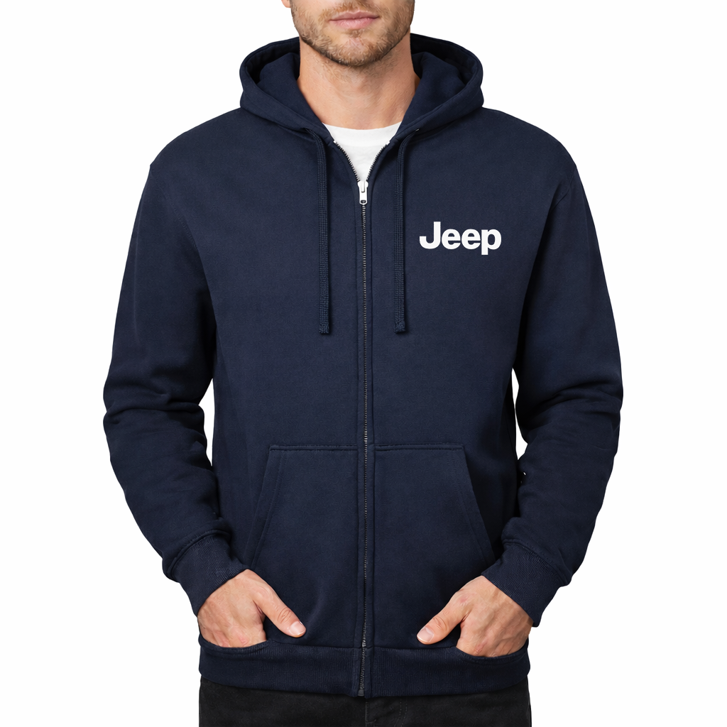 Men’s Jeep Car Zipper Hoodie